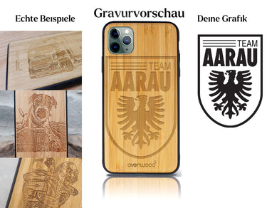 INDIVIDUELL iPhone 11 Pro Max Bambus-Kunststoff